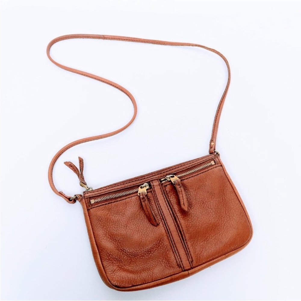 Purse Fossil Brown Leather Crossbody‎ Bag